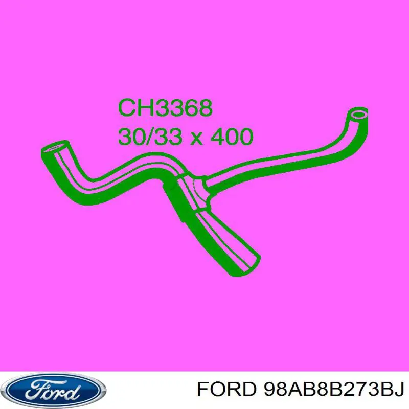 Шланг радиатора, нижний Ford 98AB8B273BJ цена, от 18.03 USD