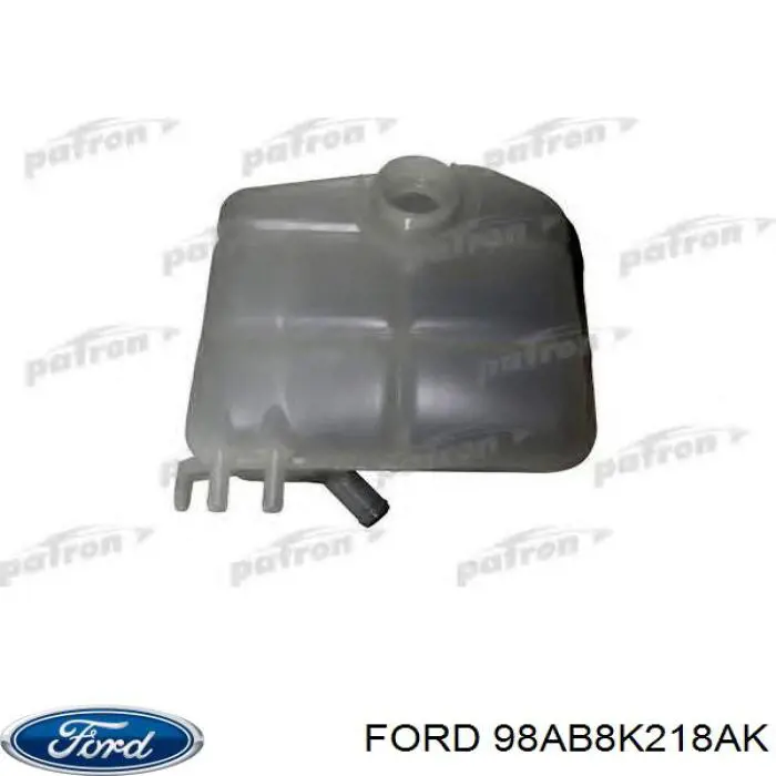 98AB8K218AK Ford tanque de expansão do sistema de esfriamento