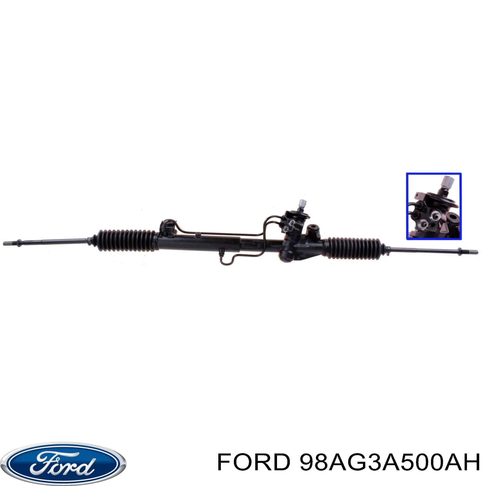 98AG3A500AH Ford рулевая рейка