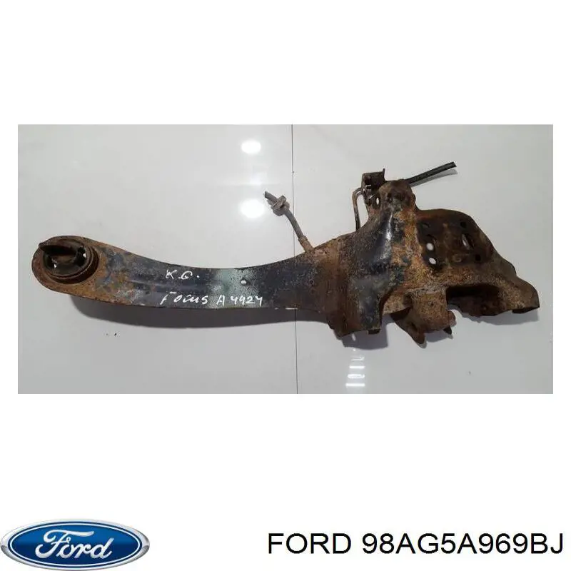 98AG5A969BJ Ford Рычаг (тяга) задней подвески продольный нижний левый