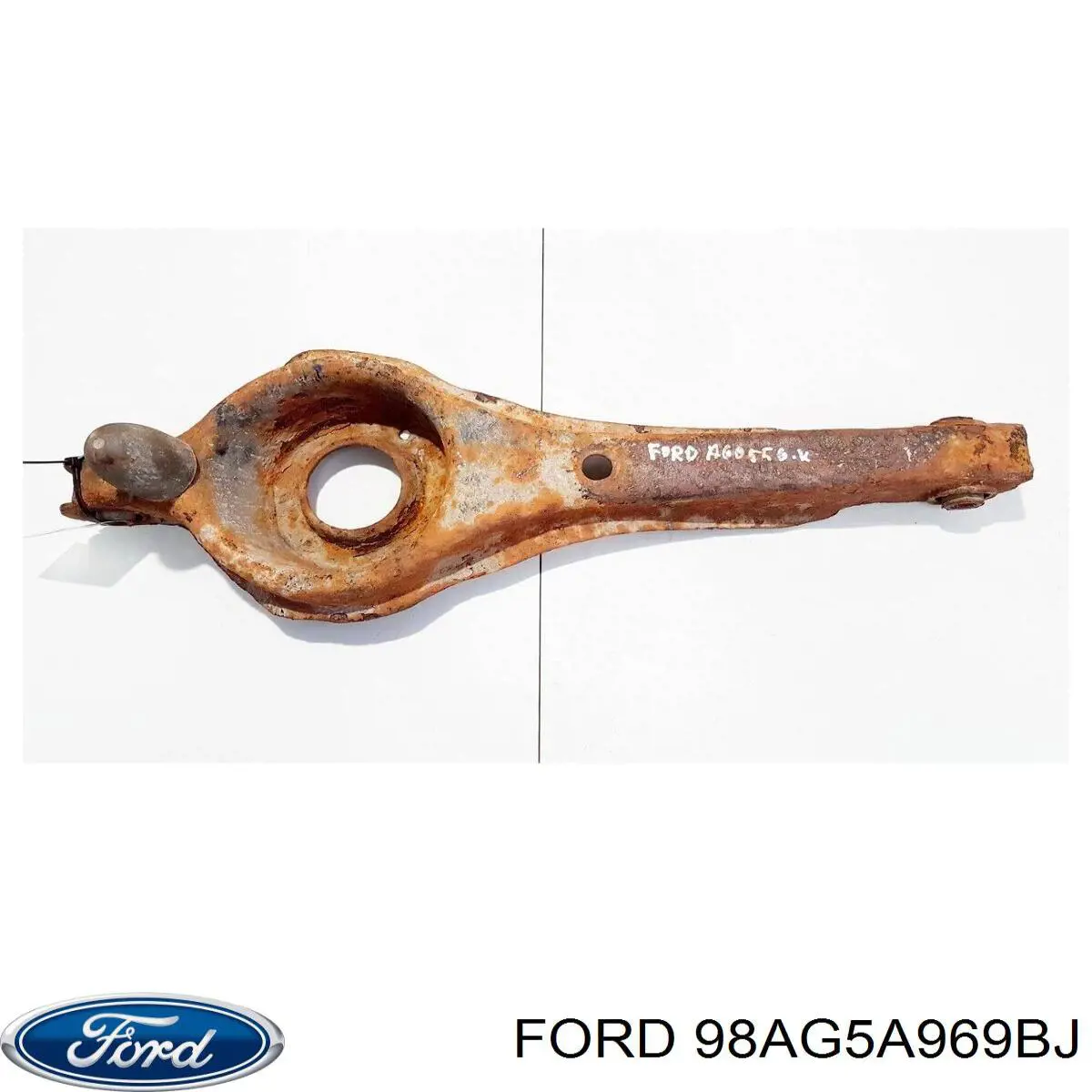 Купить 98AG5A969BJ Ford Рычаг (тяга) задней подвески продольный нижний левый