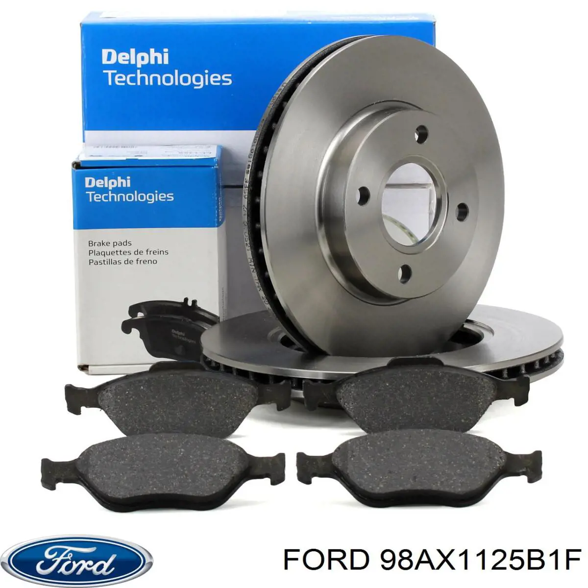 Передние тормозные диски 98AX1125B1F Ford