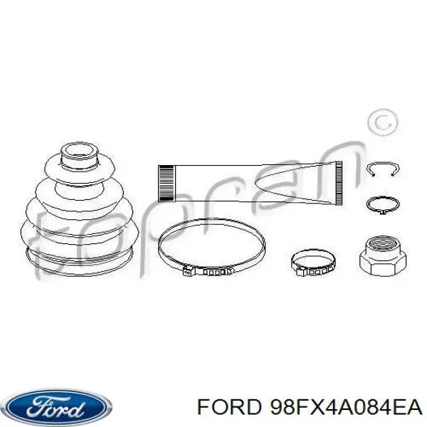 Купить 98FX4A084EA Ford Пыльник гранаты наружный, передний