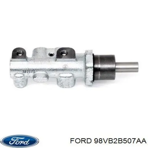 Цилиндр главный тормоза (гидротормозов) Ford 98VB2B507AA цена, от 11.27 USD