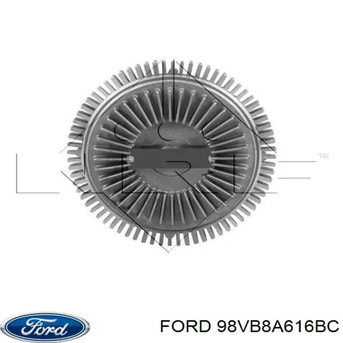 Вискомуфта вентилятора 98VB8A616BC Ford