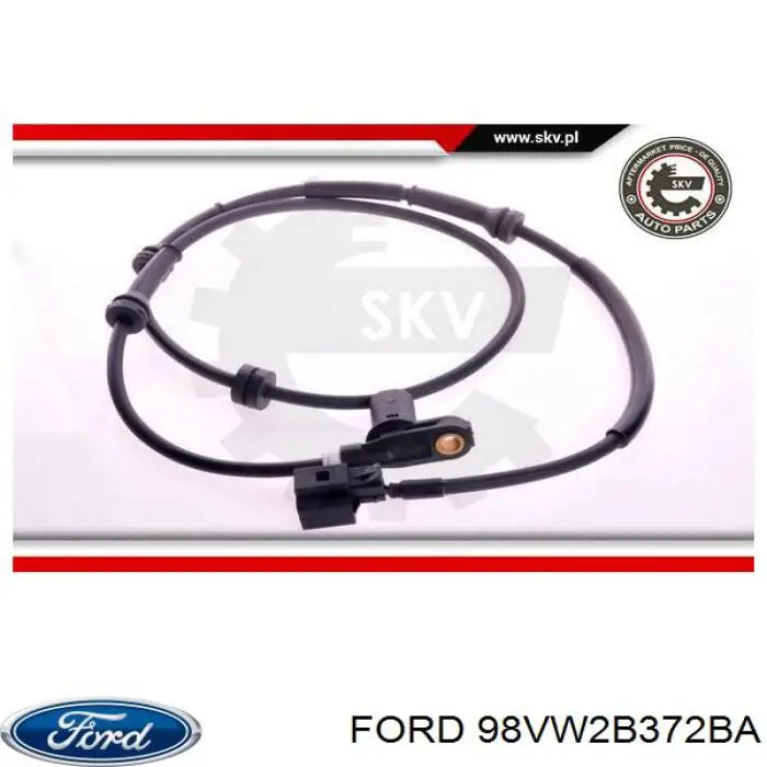 Купить 98VW2B372BA Ford Датчик АБС (ABS) передний