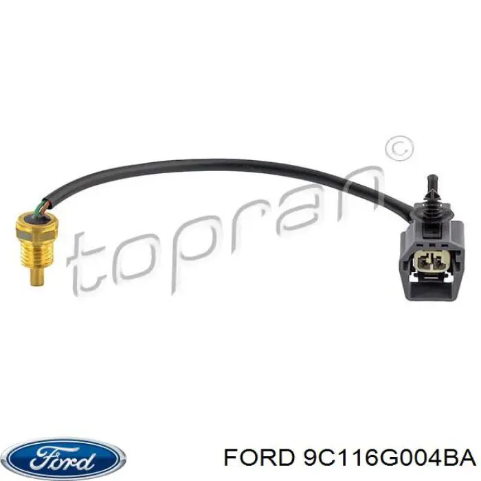 Датчик температуры охлаждающей жидкости 9C116G004BA Ford