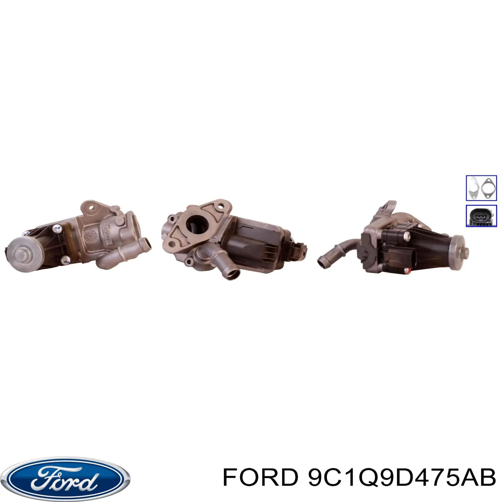 Приборы управления системы рециркуляции Ford 9C1Q9D475AB цена, от 85.06 USD
