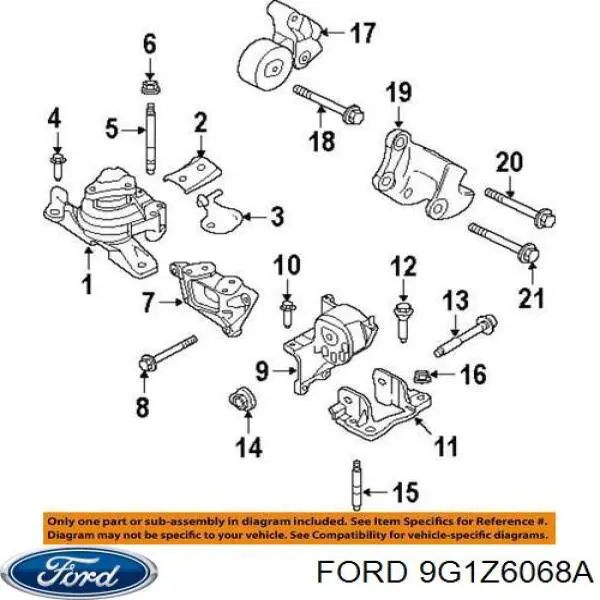  9G1Z6068A Ford