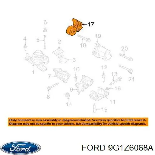 Купить 9G1Z6068A Ford 