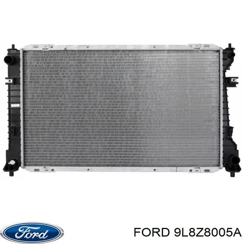 Радиатор охлаждения двигателя на Ford Escape  HYBRID 