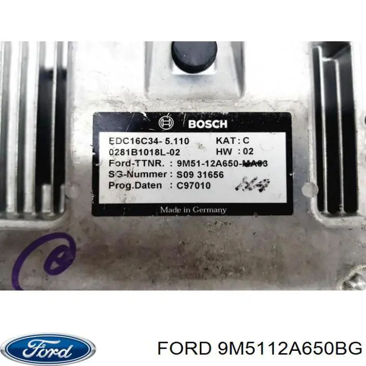  9M5112A650BG Ford