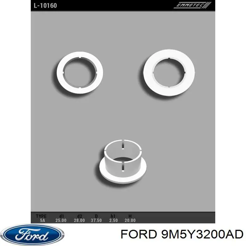 Купить 9M5Y3200AD Ford Рулевая рейка