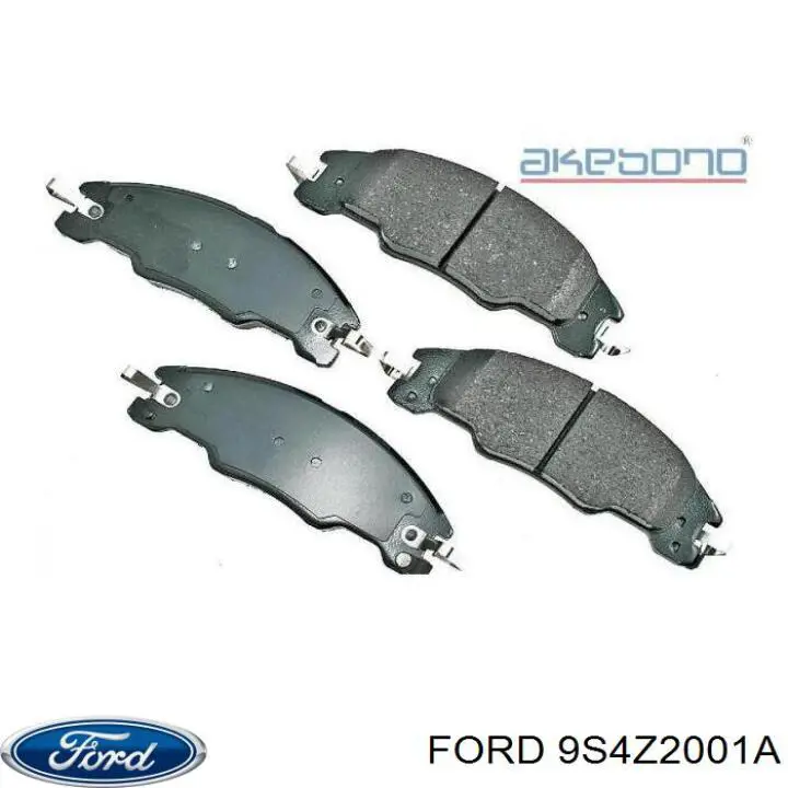 Купить 9S4Z2001A Ford Колодки тормозные
