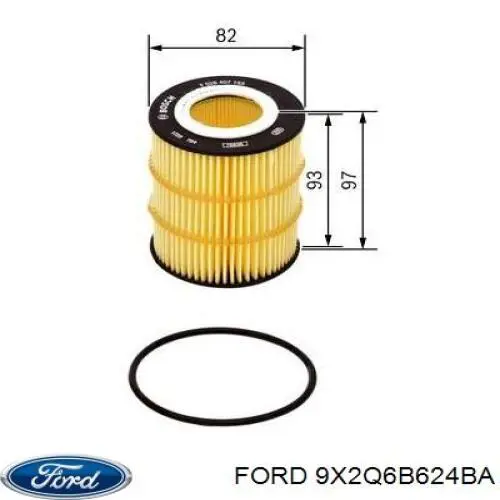 Фильтр очистки масла центробежный Ford 9X2Q6B624BA цена, от 9.05 USD
