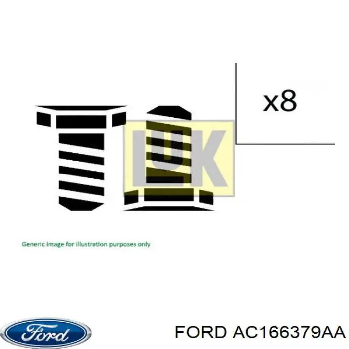 Болт крепления маховика Ford AC166379AA цена, от 3.54 USD