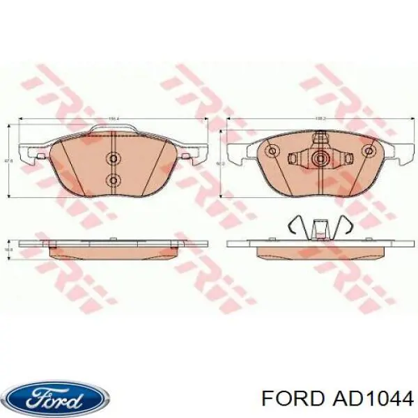 Опора стойки амортизатора переднего Ford AD1044 цена, от 203.31 USD
