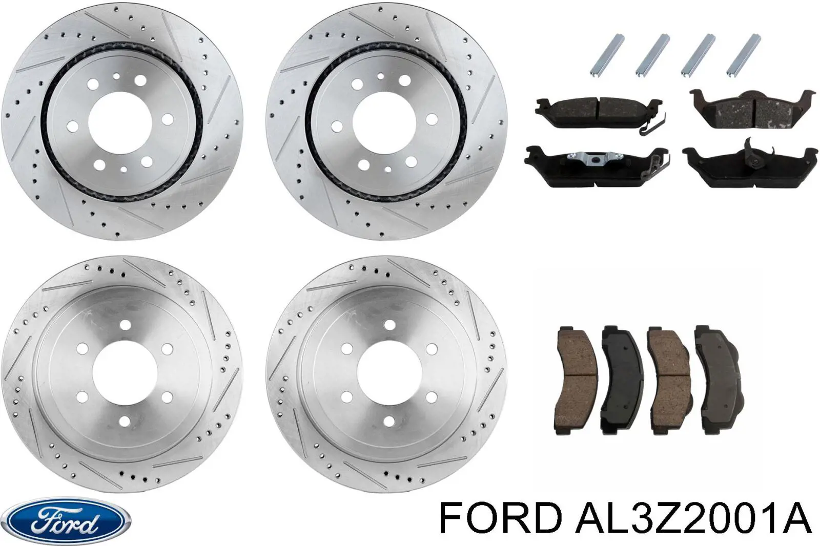 Передние тормозные колодки AL3Z2001A Ford