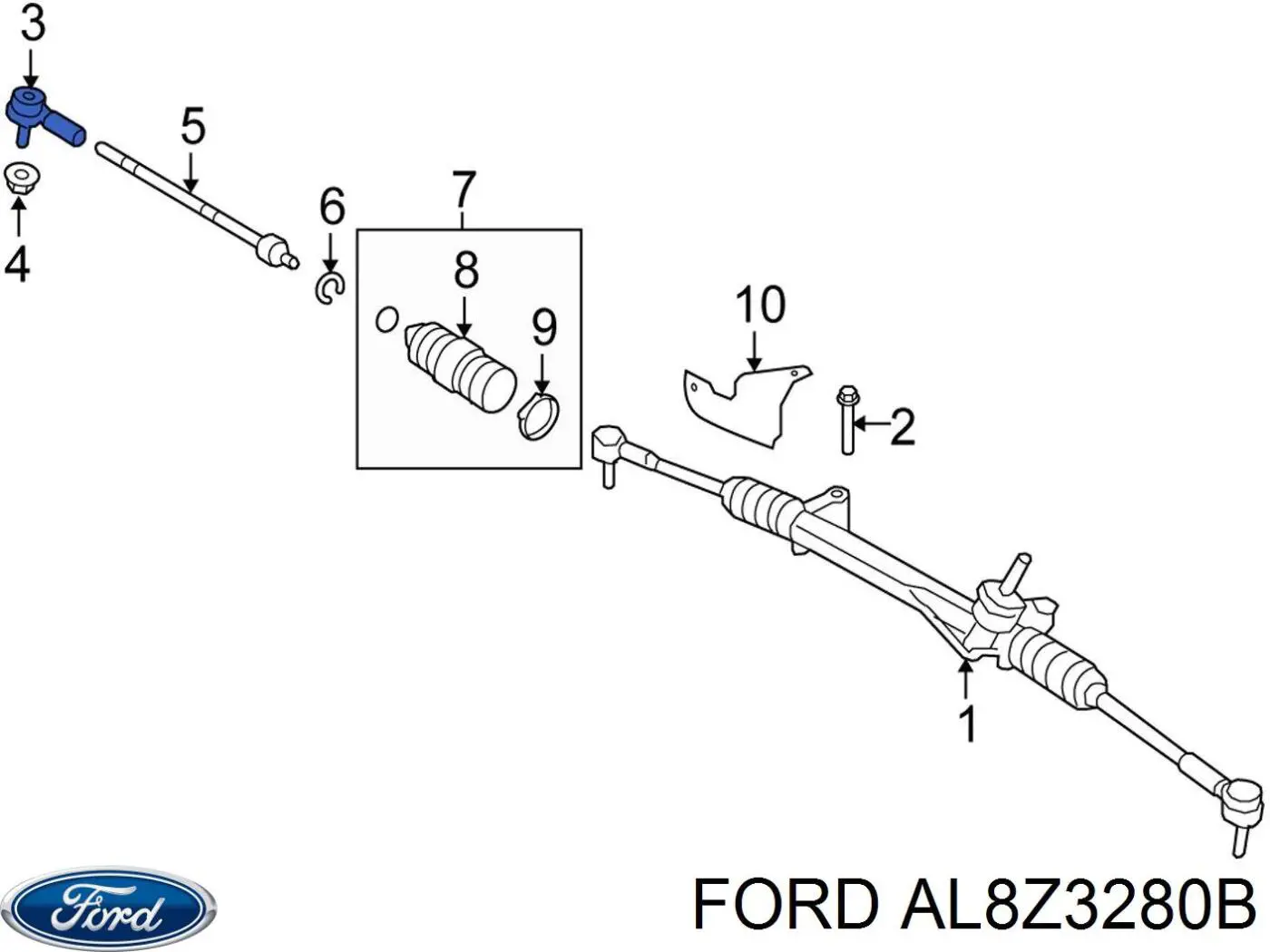 Рулевая тяга ford explorer 5 какую ставили