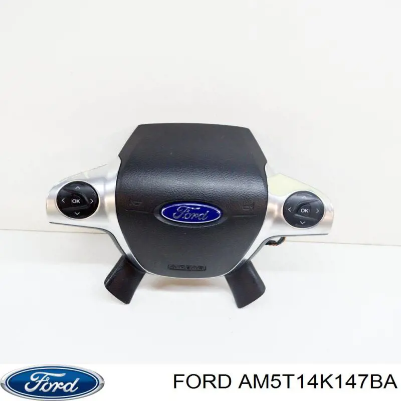 1687313 Ford unidade de interruptores de botão do volante de direção