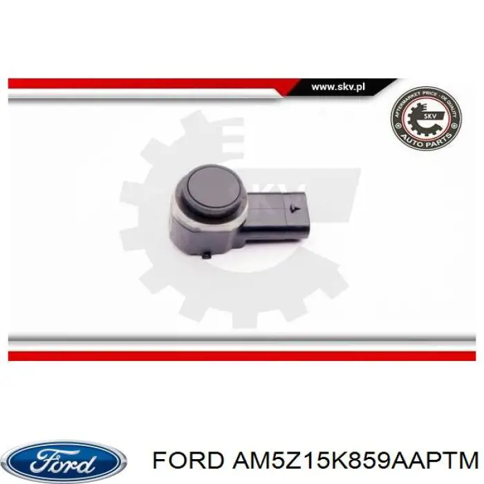 AM5Z15K859AAPTM Ford sensor traseiro de sinalização de estacionamento (sensor de estacionamento)