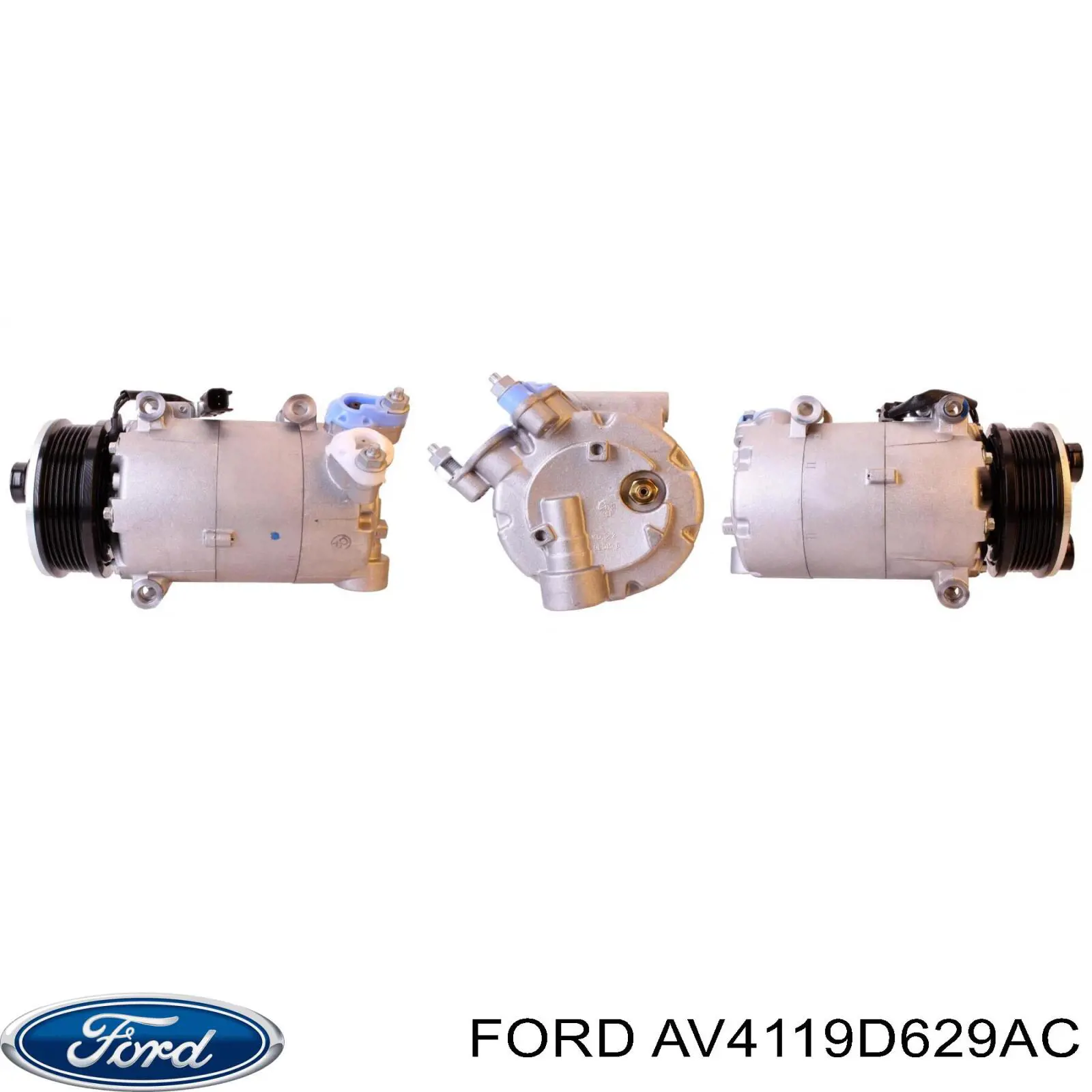 Компрессор кондиционера AV4119D629AC Ford