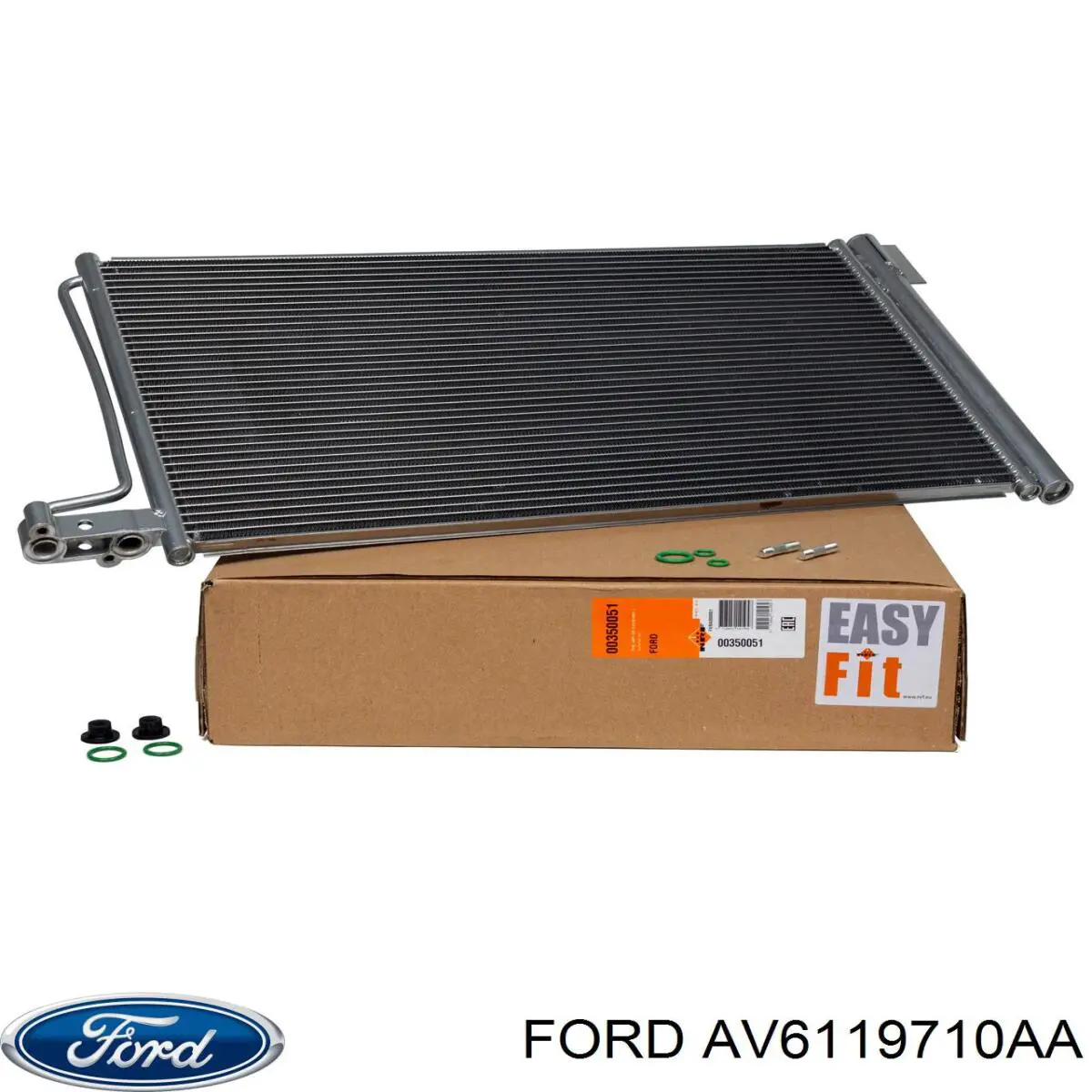 AV6119710AA Ford радиатор кондиционера