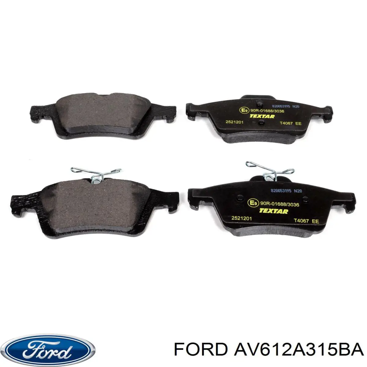 Задний тормозной диск Ford AV612A315BA цена, от 34.28 USD