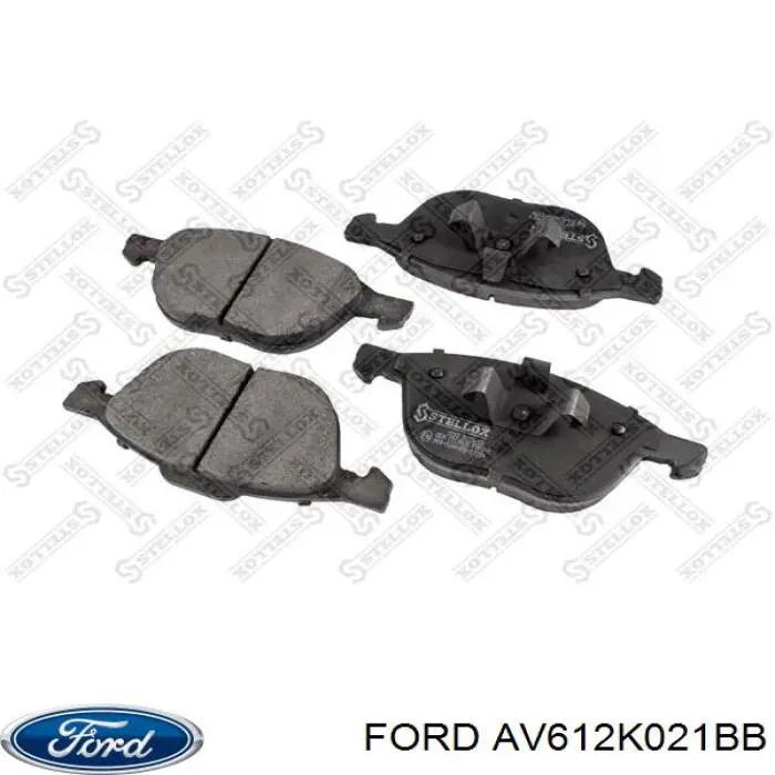Тормозные колодки Ford AV612K021BB