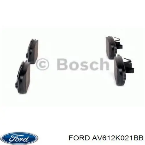AV612K021BB Ford Колодки передние