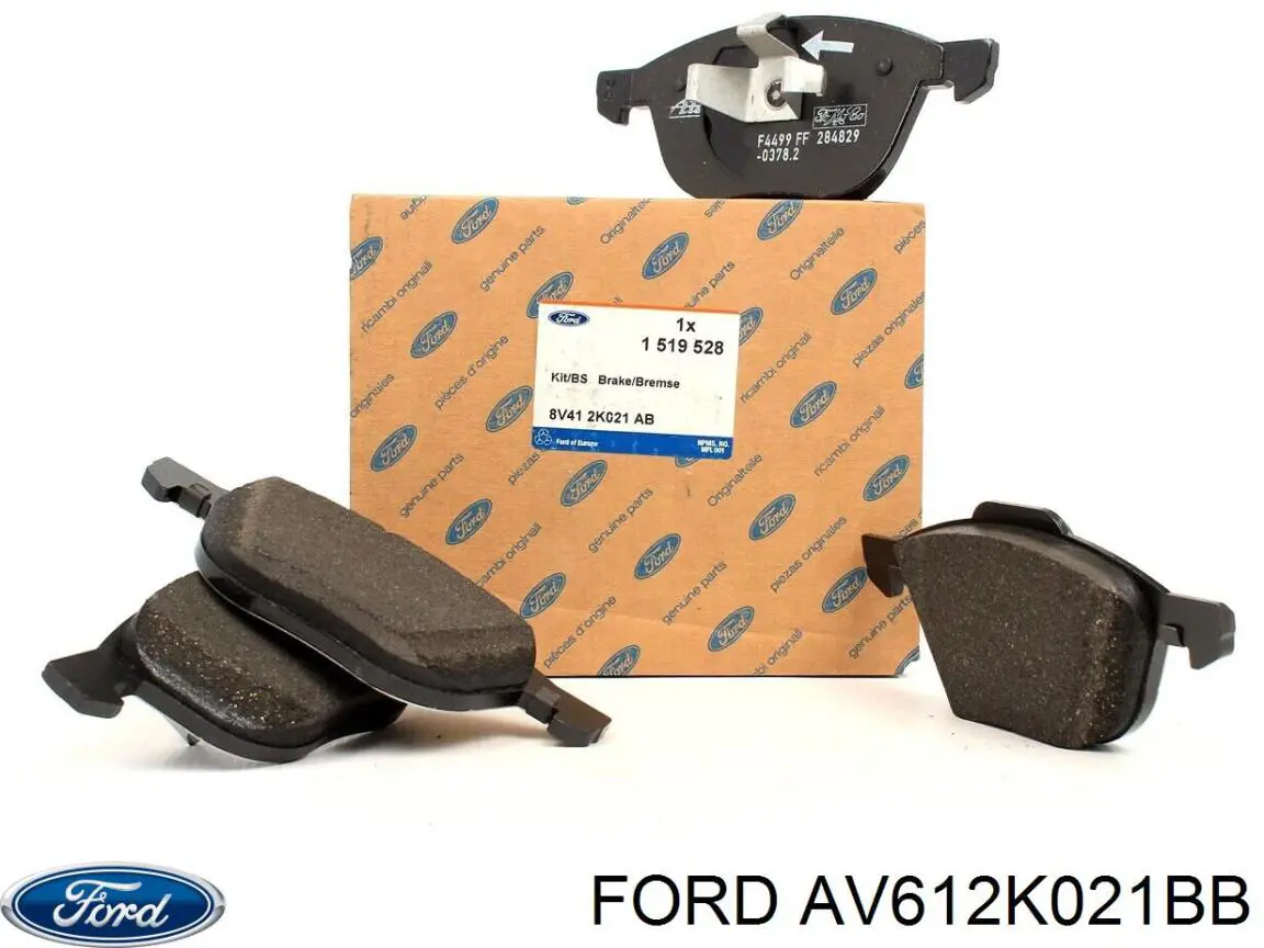 Колодки Ford AV612K021BB цена, от 19.38 USD