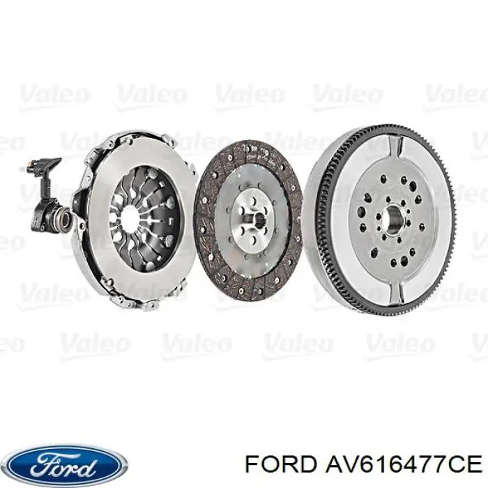 Маховик AV616477CE Ford