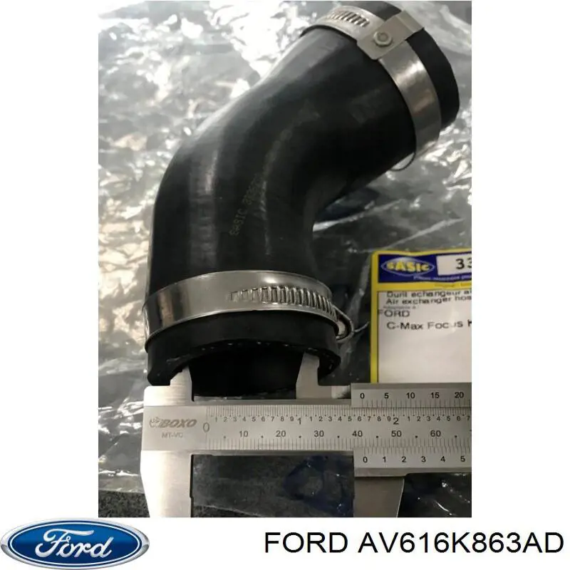 Патрубок интеркулера AV616K863AD Ford