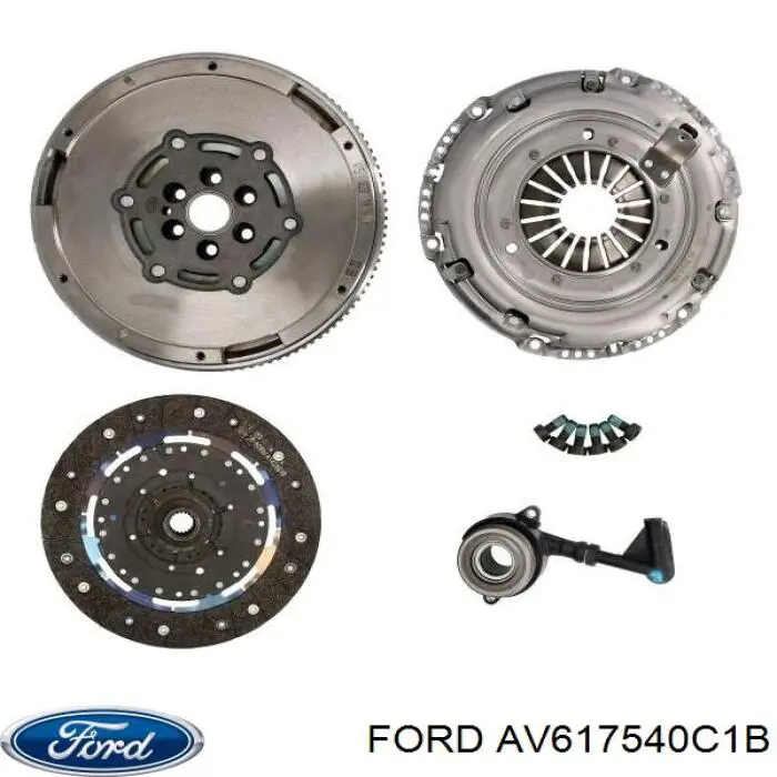Комплект сцепления (3 части) Ford AV617540C1B цена, от 107.29 USD