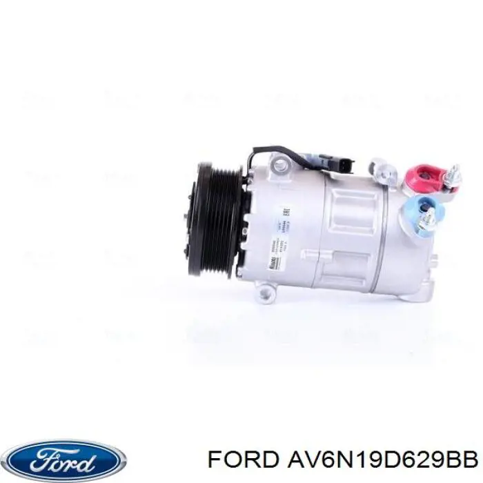 Компрессор кондиционера AV6N19D629BB Ford