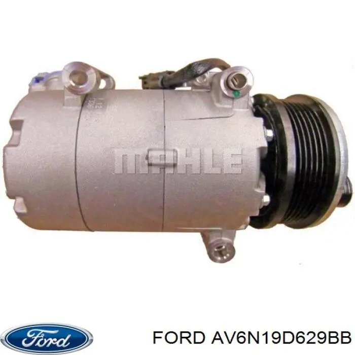 Компрессор кондиционера AV6N19D629BB Ford