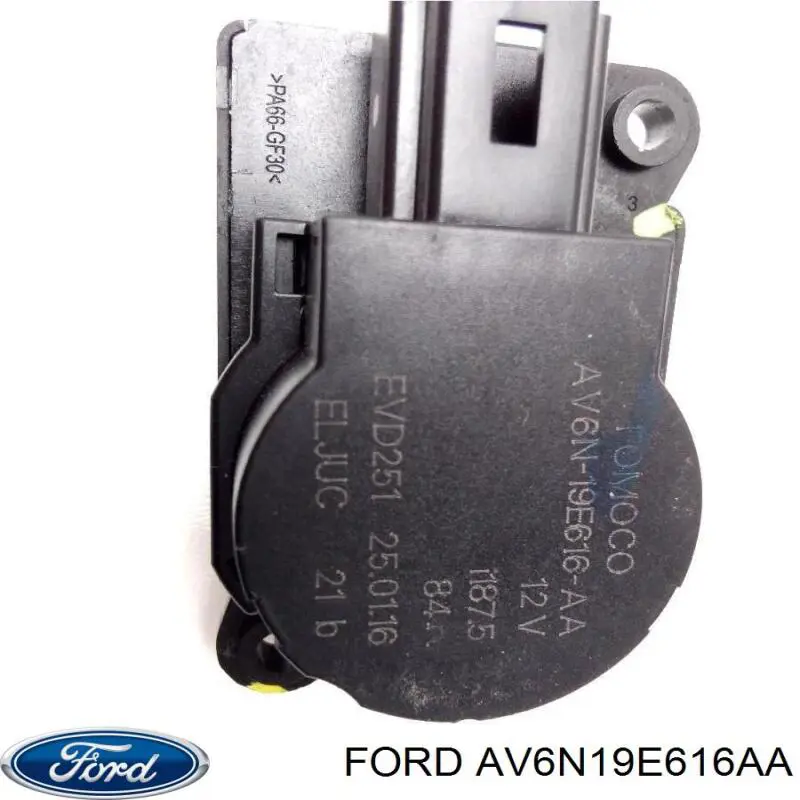 Привод заслонки печки AV6N19E616AA Ford