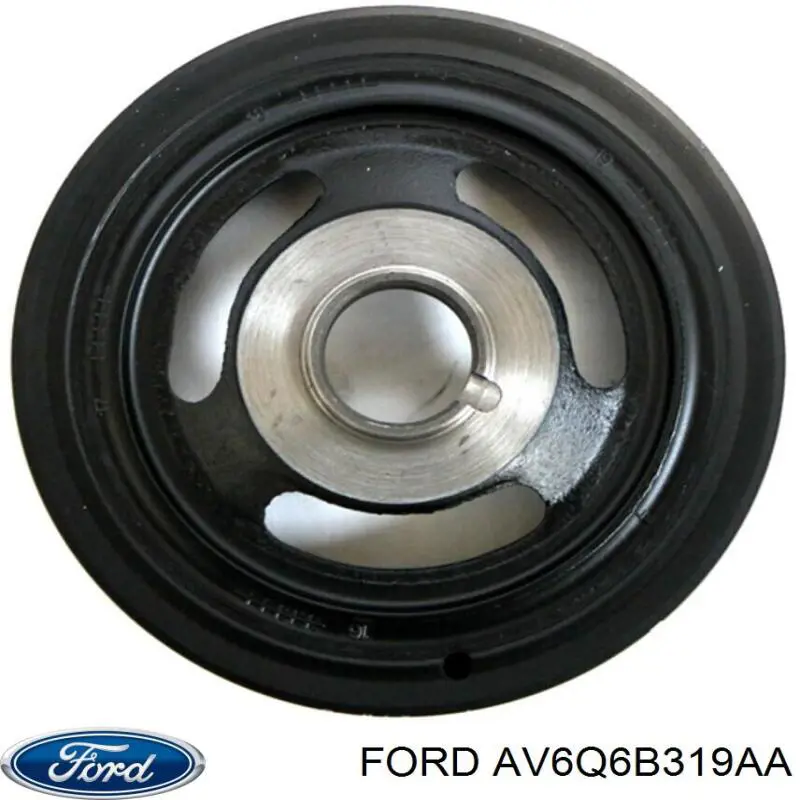 Купить AV6Q6B319AA Ford Шкив-демпфер коленвала