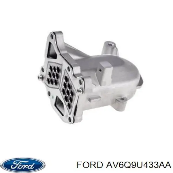 AV6Q9U433AA Ford radiador do sistema egr de recirculação dos gases de escape