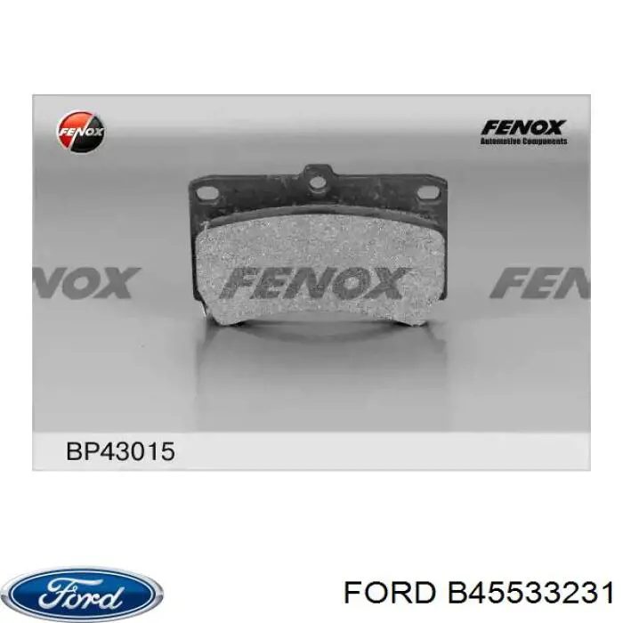 Купить B45533231 Ford Комплект пружинок крепления дисковых колодок передних