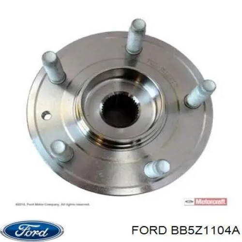 Передняя ступица BB5Z1104A Ford