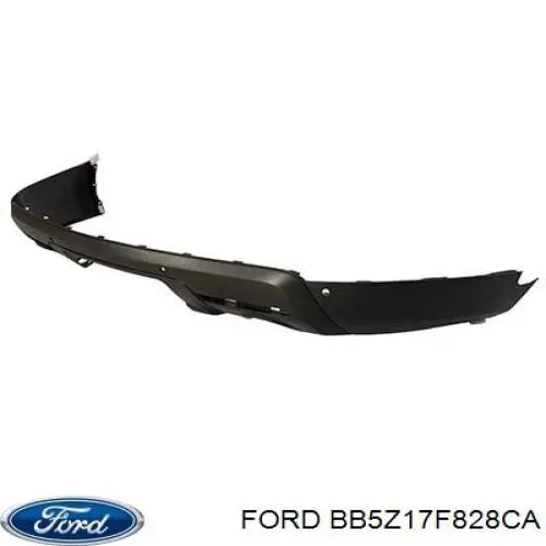 Купить BB5Z17F828CA Ford Нижняя часть заднего бампера