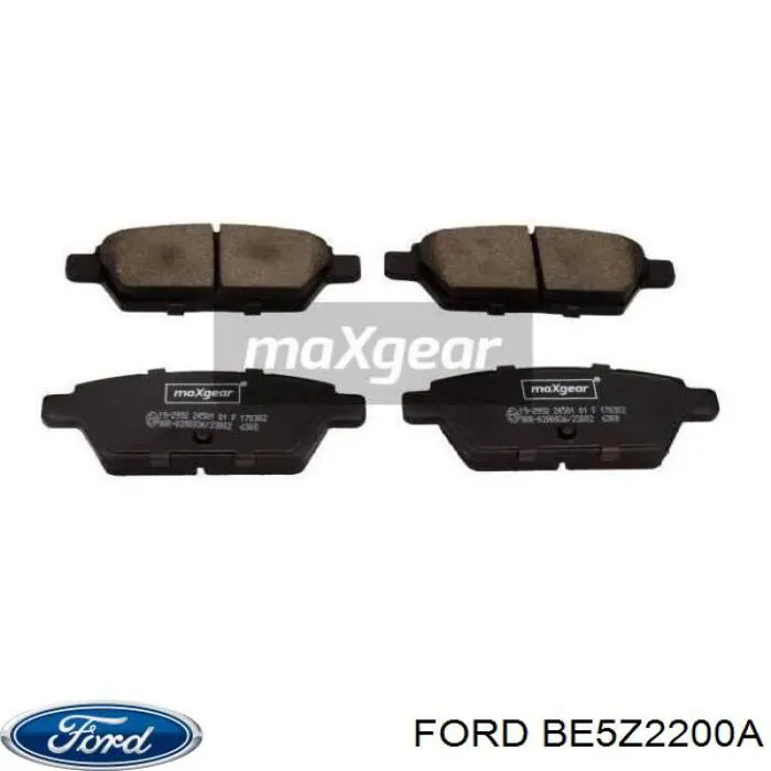 BE5Z2200A Ford колодки тормозные задние дисковые