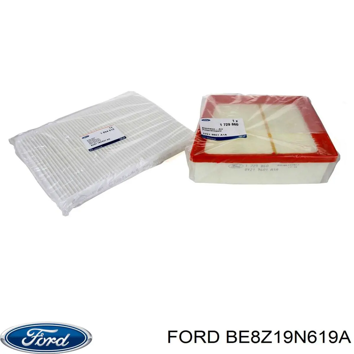 Купить BE8Z19N619A Ford Фильтр салона угольный