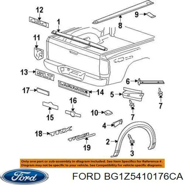  Ford BG1Z5410176CA цена, от 52.58 USD