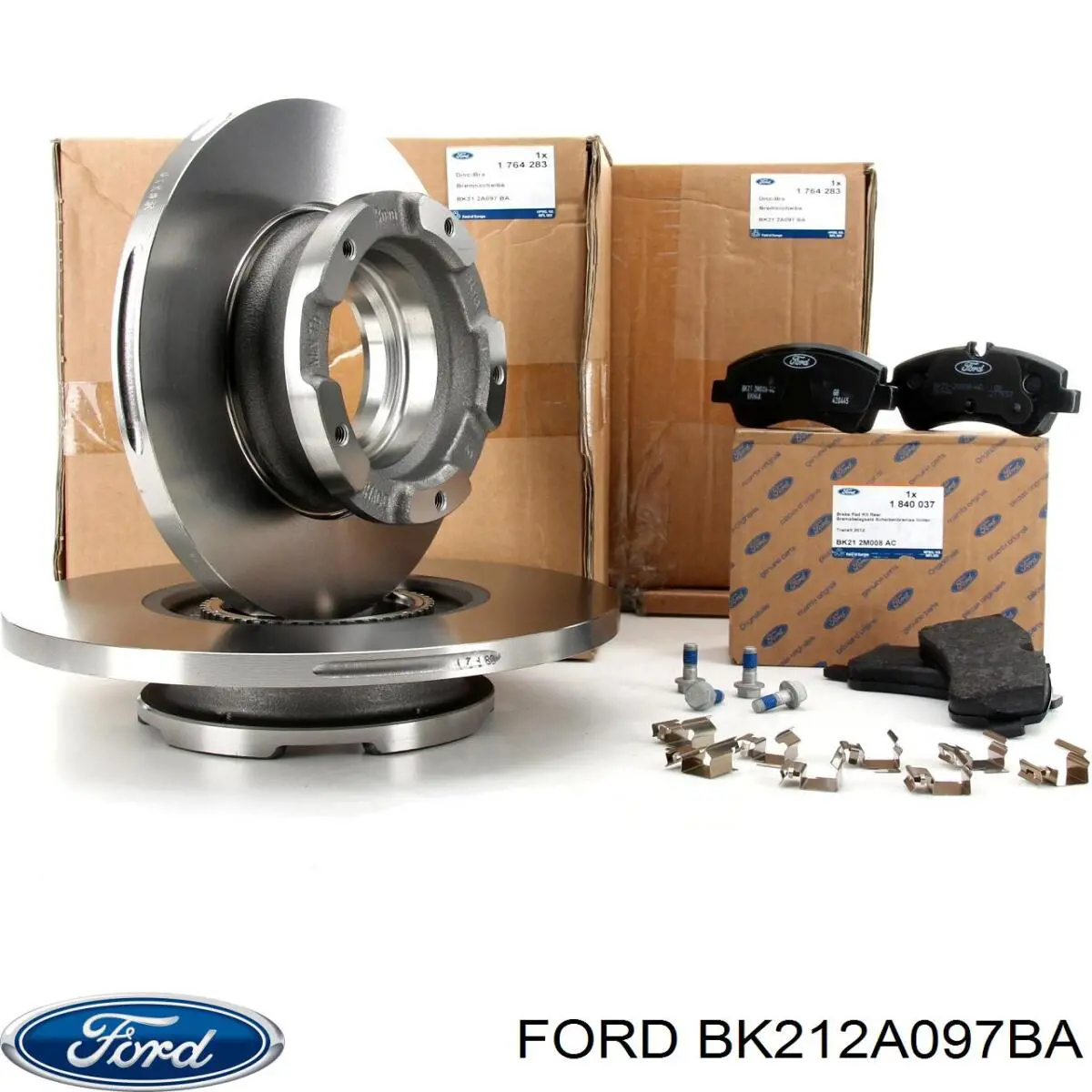 Тормозные диски BK212A097BA Ford