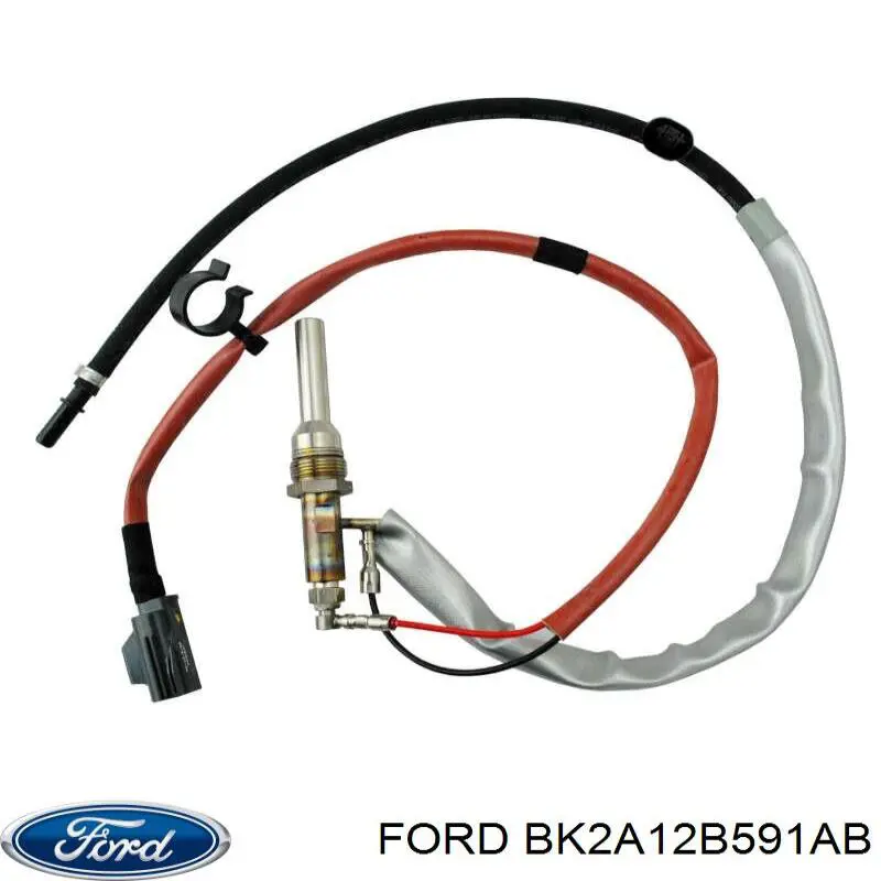 Купить BK2A12B591AB Ford Датчик температуры отработавших газов (ОГ), после сажевого фильтра