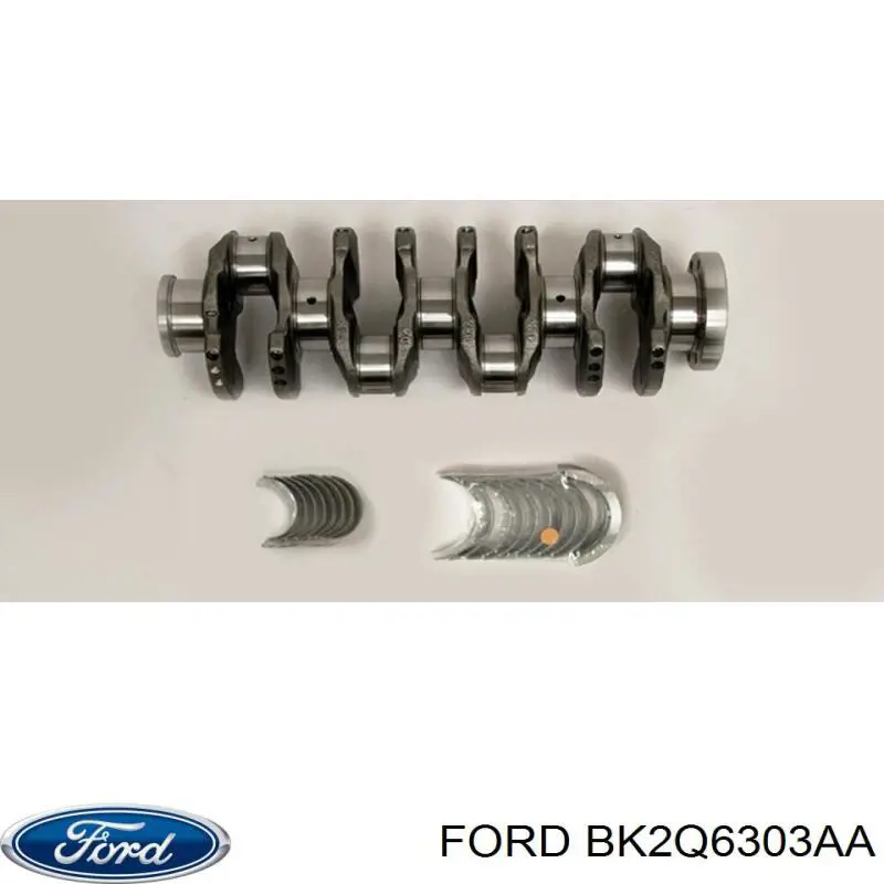 BK2Q6303AA Ford Коленвал двигателя