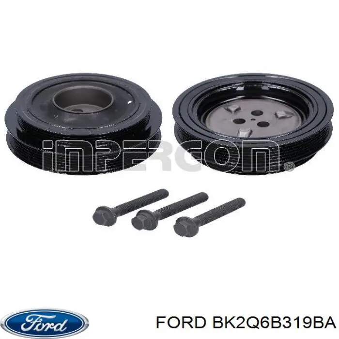 Купить BK2Q6B319BA Ford Шкив-демпфер коленвала