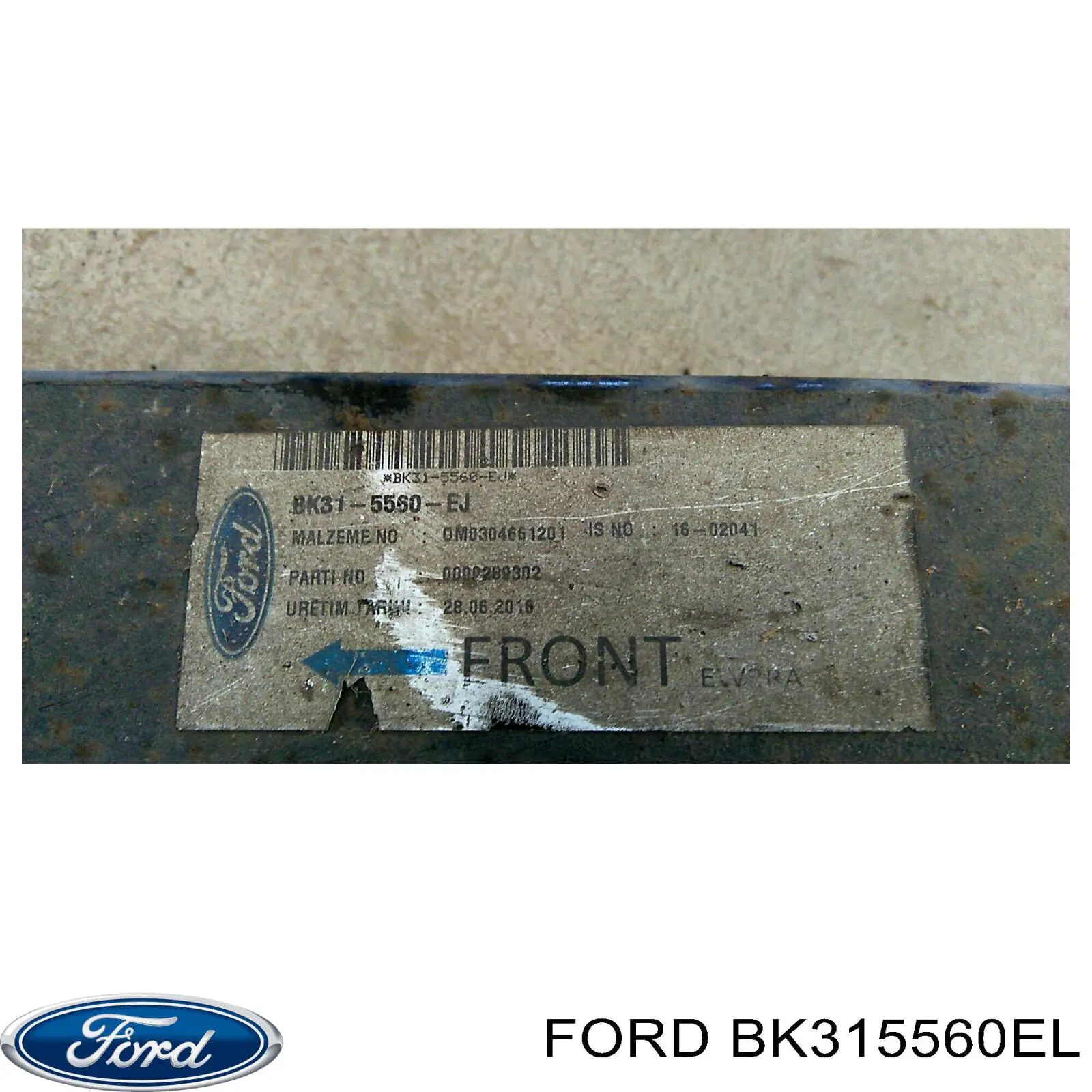 Рессора задняя BK315560EL Ford